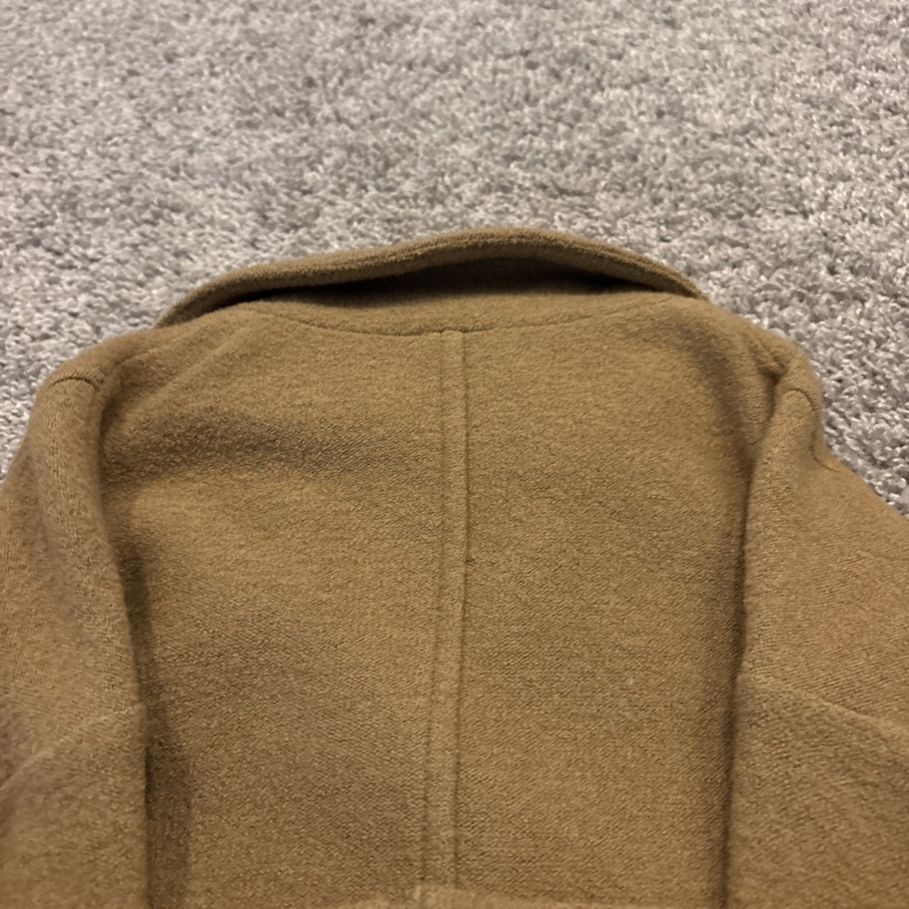 DIY Vintage Pendleton 100% Virgin Wool Women's Size XL Jacket Tan Classic Blazer - Picture 9 of 9